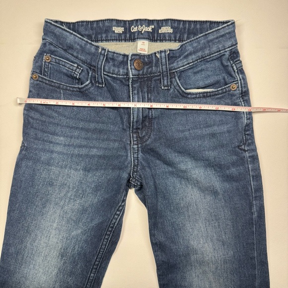 Cat & Jack Boys Size 10 Jeans & Khaki Pants Bundle Stretch Straight Fit - Picture 9 of 16